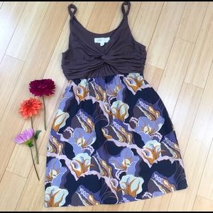 Lilka silk modal dress twist Anthropologie